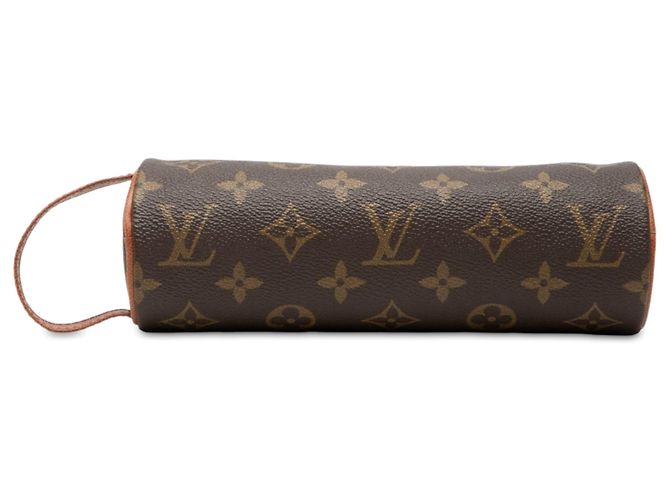Louis Vuitton Monogram Trousse Ronde Pencil Case 20 Braun - Ansicht 3