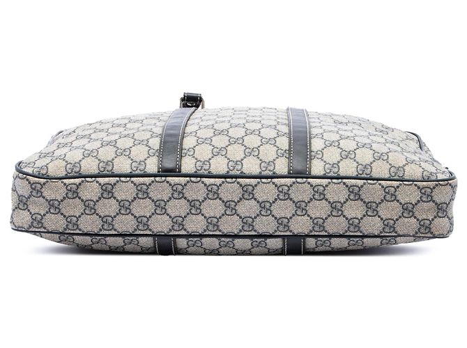 Borsa business Gucci GG Supreme beige - vista 3