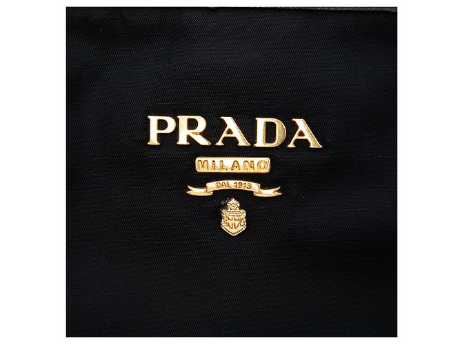 mala Prada em Tessuto com acabamento em Saffiano preto - vista 5