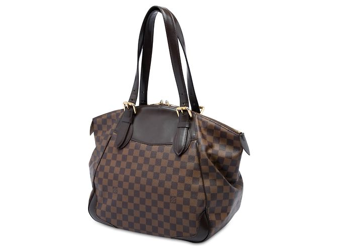 Borsa a tracolla Louis Vuitton Damier Ebene Verona GM Marrone - vista 2