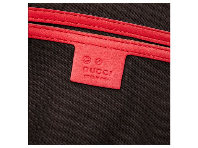Borsa Boston Gucci Joy Medium Guccissima Rossa Rosso - vista 5