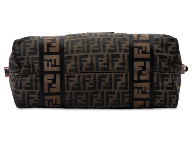 Borsa Tote Fendi Zucca Canvas FF Marrone - vista 3