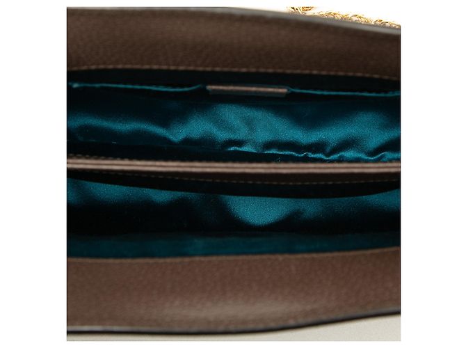 Borsa a tracolla Gucci Small GG Supreme Web Ophidia Chain Beige - vista 4