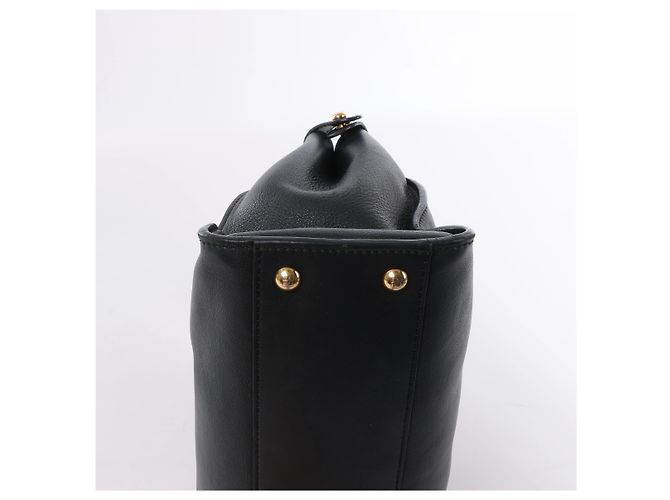 Fendi PEEKABOO REGULAR Leder Handtasche Navy Blue 8BN290 Marineblau - Ansicht 11