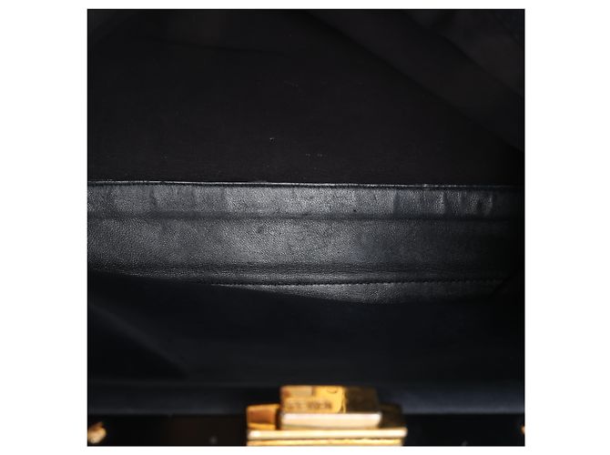 Fendi PEEKABOO REGULAR Leder Handtasche Navy Blue 8BN290 Marineblau - Ansicht 15