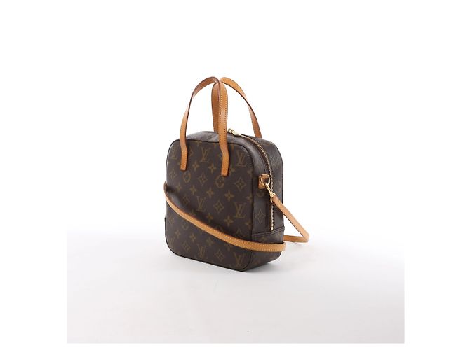 Louis Vuitton Spontini Monogram Canvas 2Way Handtasche in Brown Beige - Ansicht 2