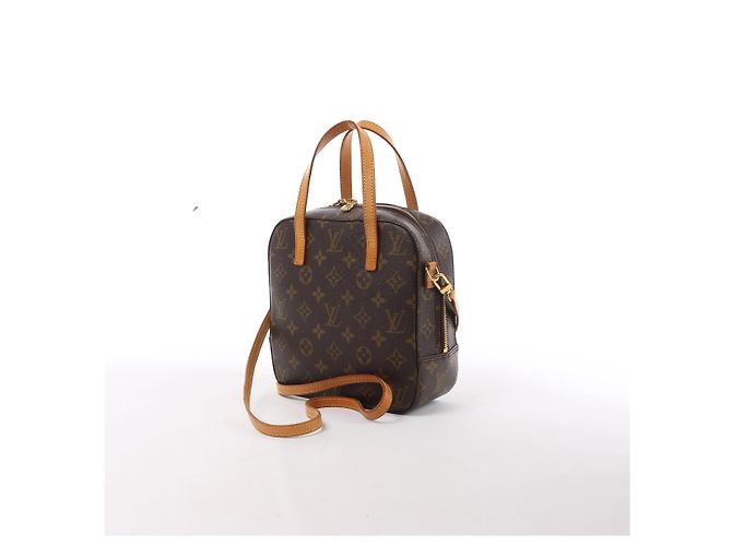 Louis Vuitton Spontini Monogram Canvas 2Way Handtasche in Brown Beige - Ansicht 3