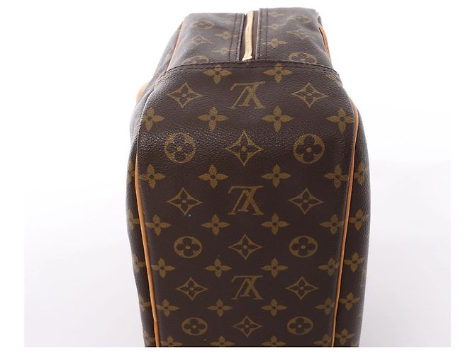 Borsa Louis Vuitton Deauville Monogram Canvas in marrone M47270 Beige - vista 10