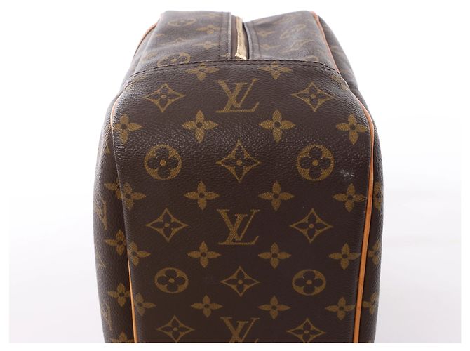 Borsa Louis Vuitton Deauville Monogram Canvas in marrone M47270 Beige - vista 11