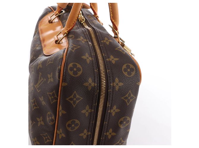 Borsa Louis Vuitton Deauville Monogram Canvas in marrone M47270 Beige - vista 4