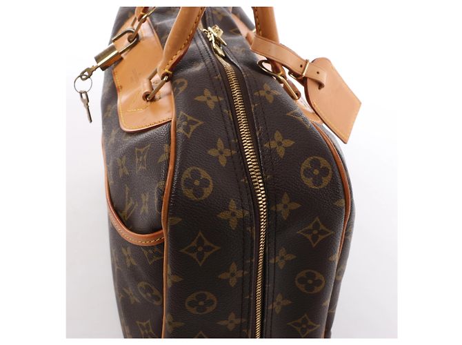 Borsa Louis Vuitton Deauville Monogram Canvas in marrone M47270 Beige - vista 5