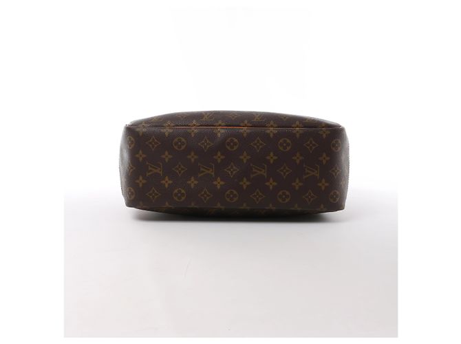 Borsa Louis Vuitton Deauville Monogram Canvas in marrone M47270 Beige - vista 10