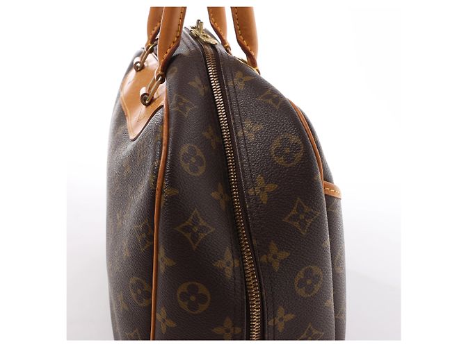 Borsa Louis Vuitton Deauville Monogram Canvas in marrone M47270 Beige - vista 4