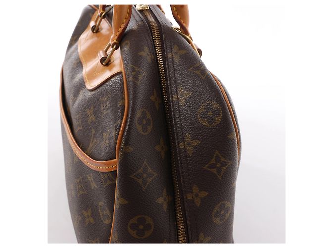Borsa Louis Vuitton Deauville Monogram Canvas in marrone M47270 Beige - vista 5