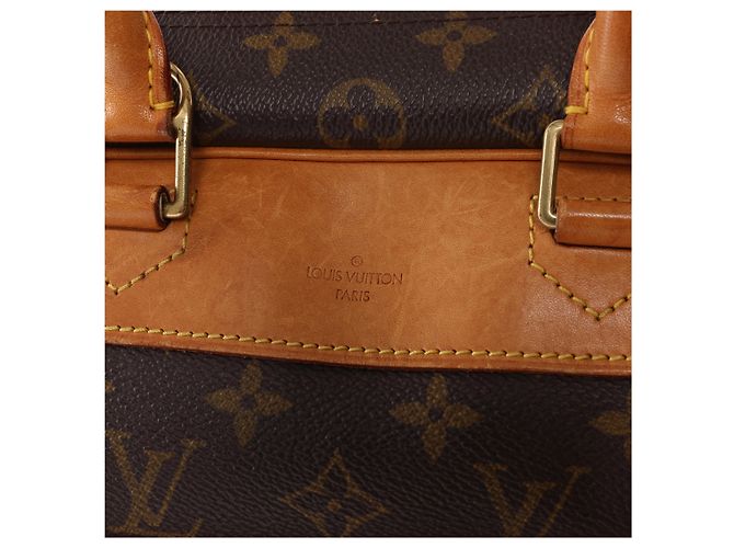 Borsa Louis Vuitton Deauville Monogram Canvas in marrone M47270 Beige - vista 7