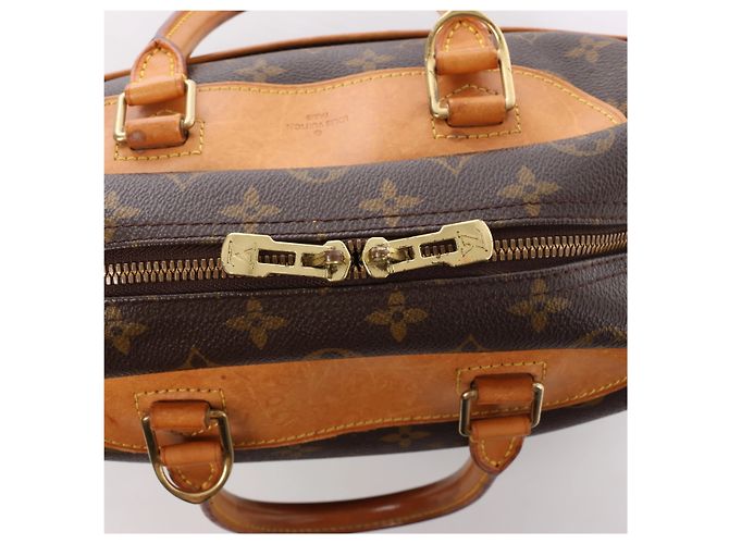 Borsa Louis Vuitton Deauville Monogram Canvas in marrone M47270 Beige - vista 9