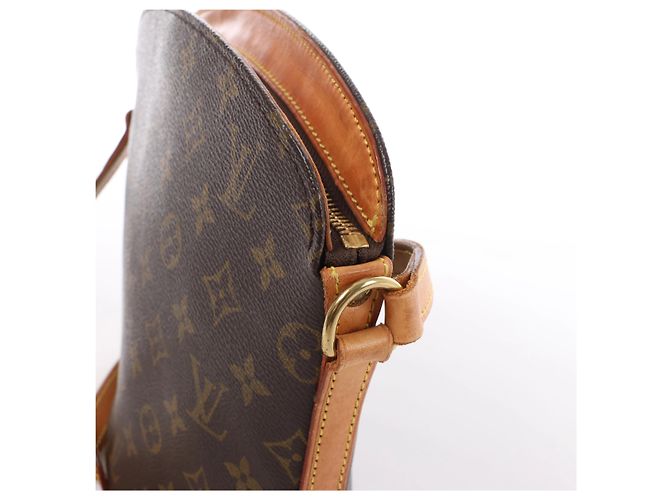 Borsa a tracolla Louis Vuitton Drouot Monogram Canvas in marrone - vista 4
