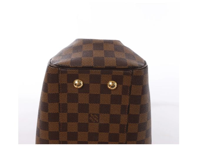 Borsa a tracolla Louis Vuitton Trevi PM Damier Ebene Marrone N51997 Rosso - vista 9