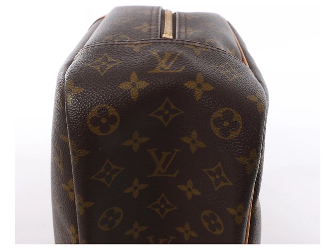 Borsa Louis Vuitton Deauville Monogram Canvas in marrone M47270 Beige - vista 11