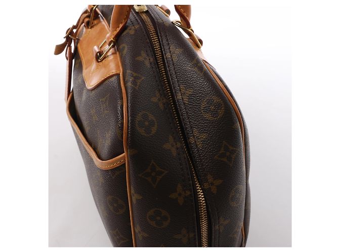 Borsa Louis Vuitton Deauville Monogram Canvas in marrone M47270 Beige - vista 5