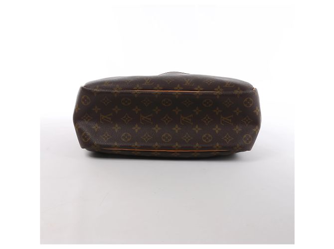 Borsa Louis Vuitton Deauville Monogram Canvas in marrone M47270 Beige - vista 9
