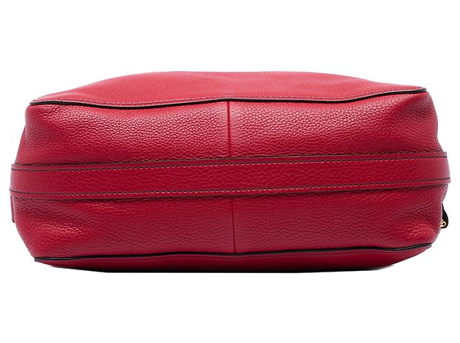 Autre Marque Borsa Tote Dior D Bee Medium in pelle di vitello grana grossa rossa Rosso - vista 3