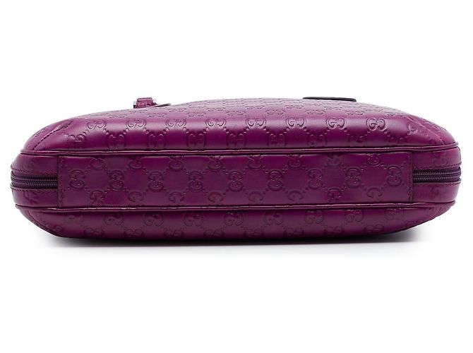 Borsa Business Gucci Guccissima Viola Porpora - vista 3