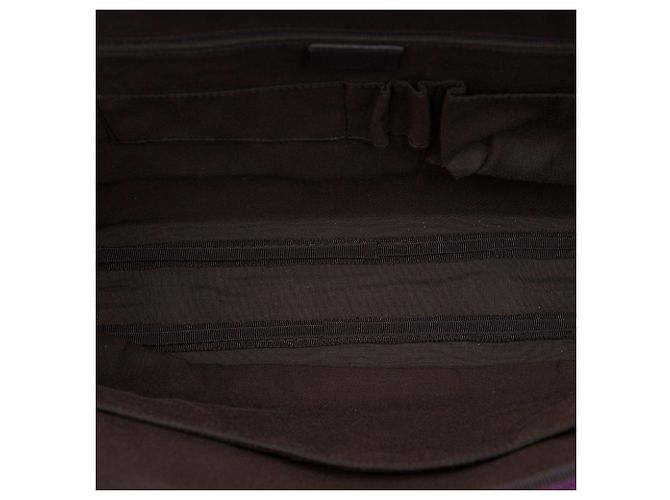 Borsa Business Gucci Guccissima Viola Porpora - vista 4
