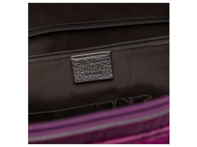 Borsa Business Gucci Guccissima Viola Porpora - vista 5