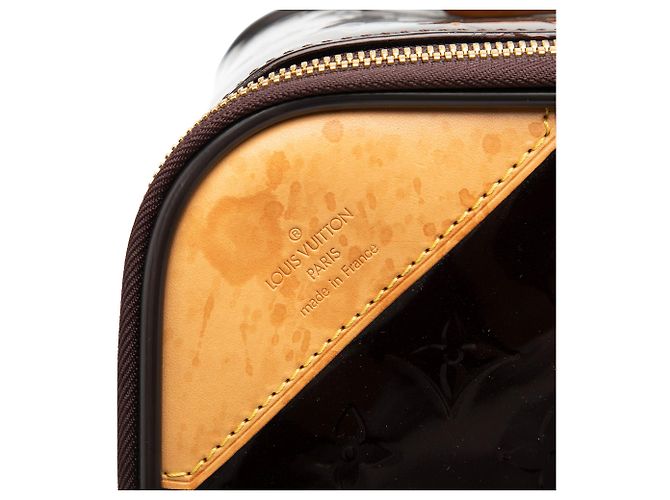Borsa da viaggio Louis Vuitton Monogram Vernis Pegase 45 Viola Porpora - vista 5