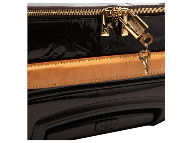 Borsa da viaggio Louis Vuitton Monogram Vernis Pegase 45 Viola Porpora - vista 6