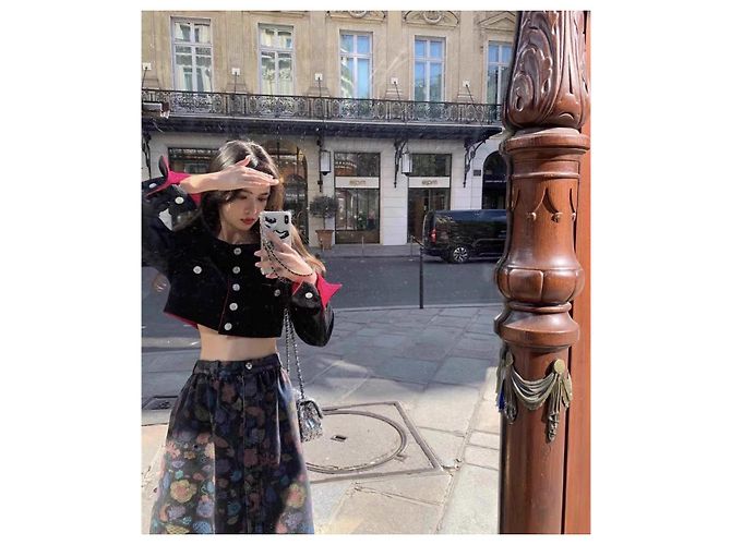 Chanel Jacke aus schwarzem Tweed Größe 34 Mehrfarben - Ansicht 4