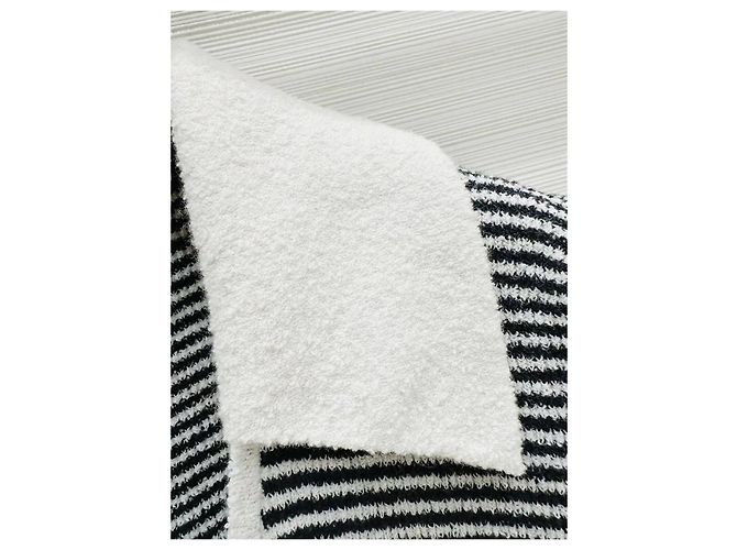 Abito Chanel Multicolore in Cotone a Righe Scollo a V - vista 3