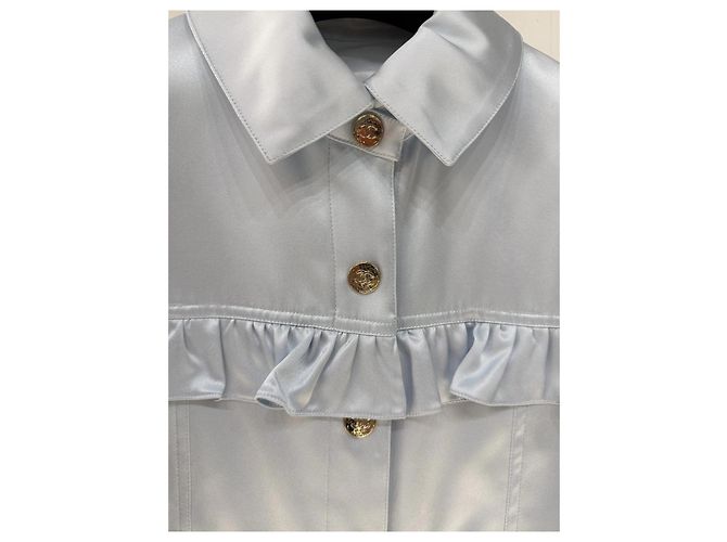 Giacca Chanel in seta blu Multicolore - vista 2