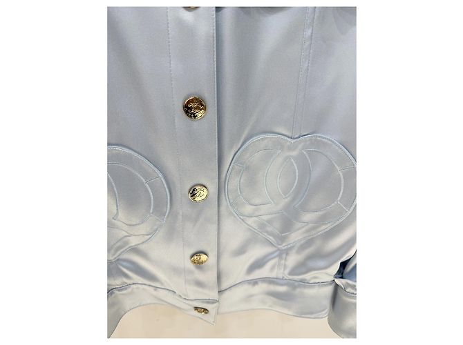Giacca Chanel in seta blu Multicolore - vista 3