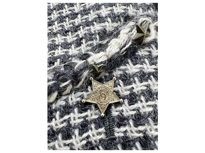 Chanel Dallas Tweed Jacke Mehrfarbig Größe 38 Mehrfarben - Ansicht 4