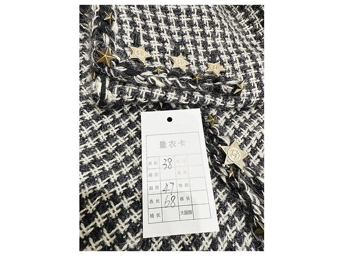 Chanel Dallas Tweed Jacke Mehrfarbig Größe 38 Mehrfarben - Ansicht 7