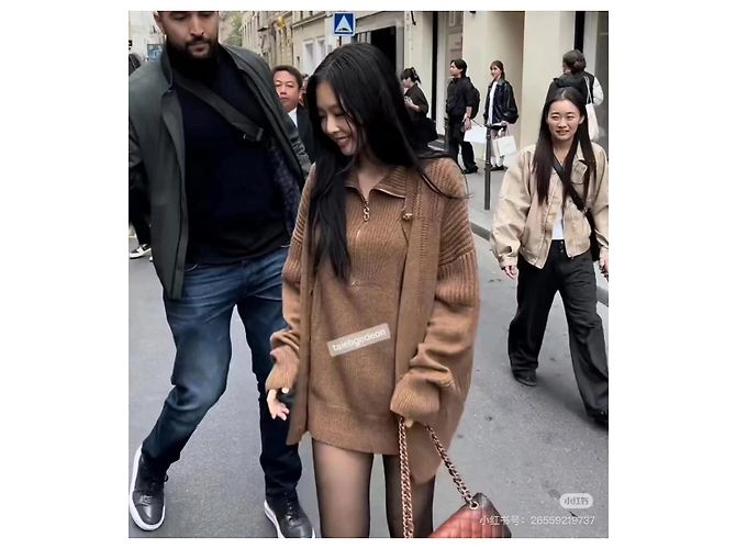 Chanel Strickjacke aus grauer Wolle Mehrfarben - Ansicht 8