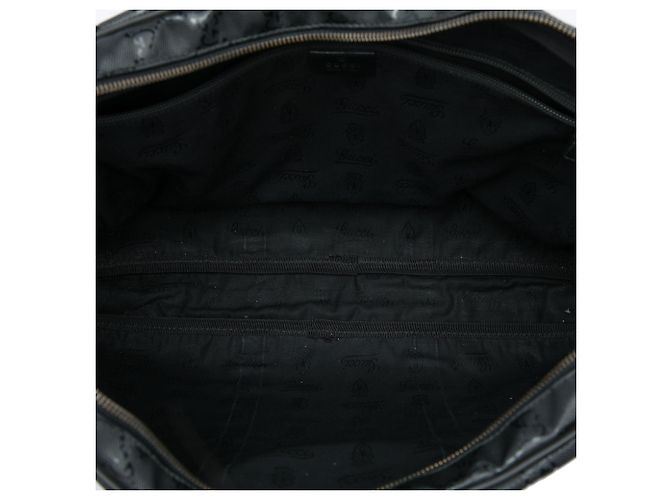 Borsa Business Gucci GG Stampata Nera Nero - vista 4