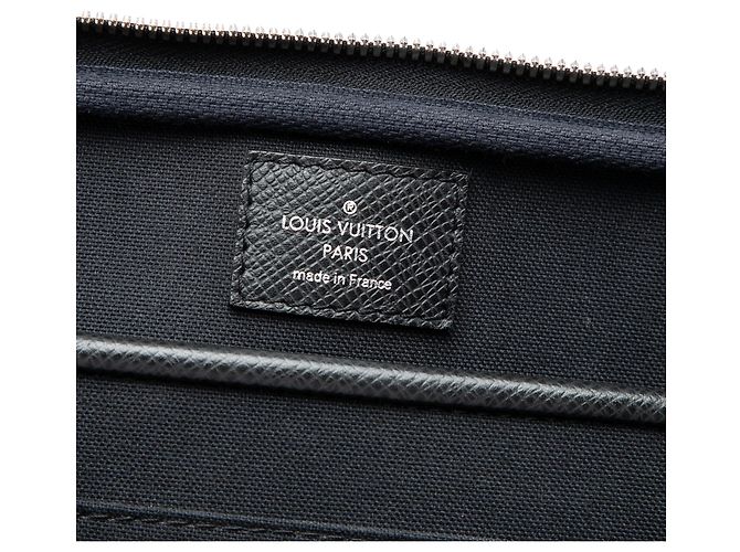 Borsa Business Louis Vuitton Taiga Porte Ordinateur Odessa Nera Nero - vista 5