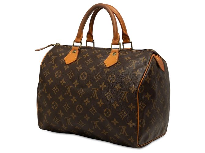 Borsa Boston Louis Vuitton Monogram Speedy 30 Marrone - vista 2