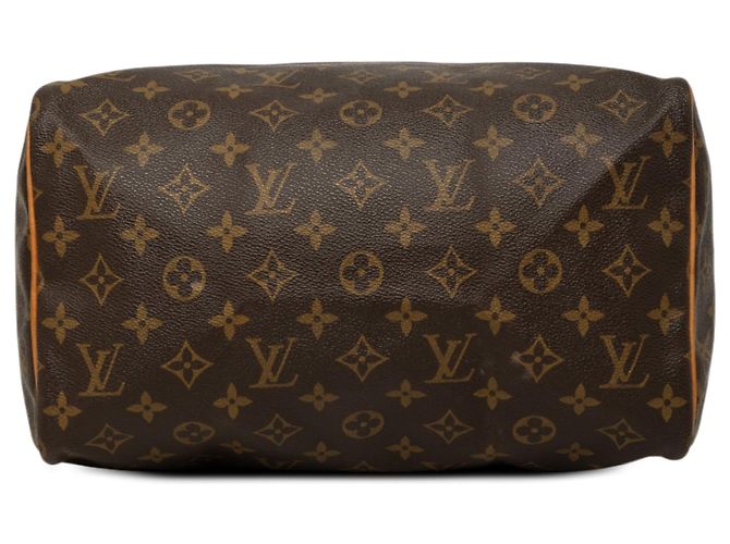 Borsa Boston Louis Vuitton Monogram Speedy 30 Marrone - vista 3