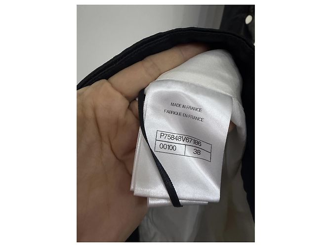 Chanel Paillettenhose Camellia Weiß Polyester Mehrfarben - Ansicht 5