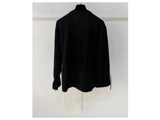 Chanel Metiers d'Art Pailletten Cardigan aus Kaschmir schwarz Mehrfarben - Ansicht 7