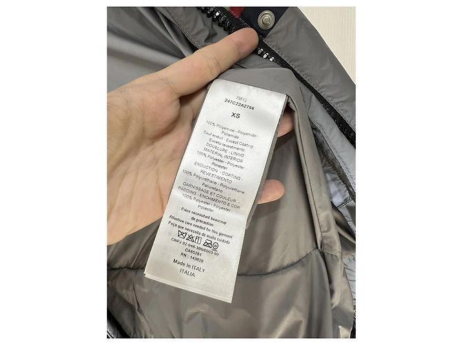 Autre Marque Dior Jacke Silber Reflektierend Gesteppt Mehrfarben - Ansicht 4