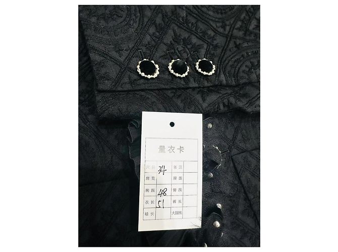 Chanel Metiers d'Art Tweed Jacke Schwarz Mehrfarben - Ansicht 6