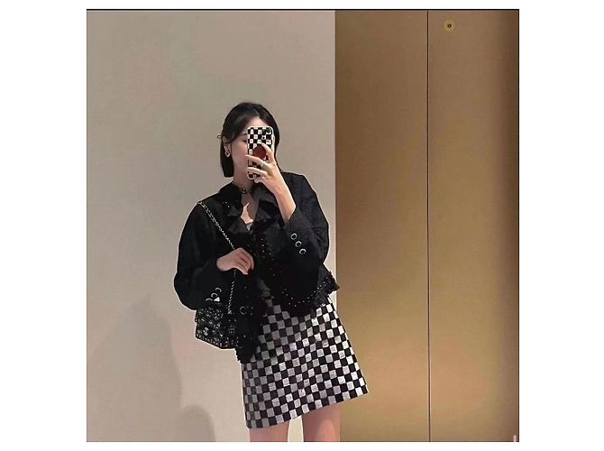 Chanel Metiers d'Art Tweed Jacke Schwarz Mehrfarben - Ansicht 7