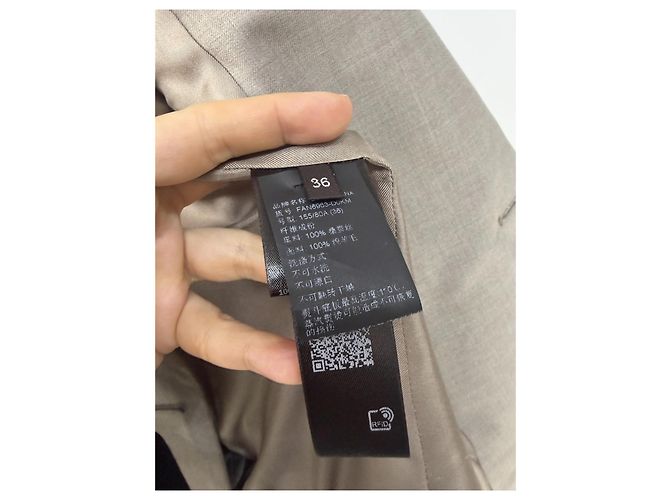 Blazer Loro Piana de lana de doble botonadura Camel Multicolor - vista 5