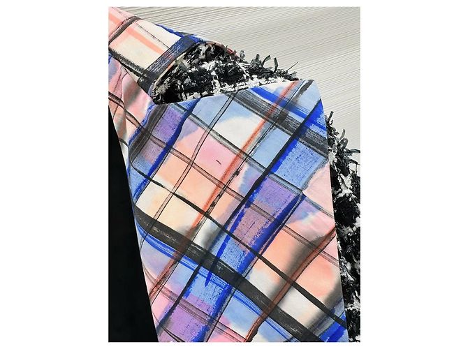 Top Chanel in Tweed Multicolore - vista 3