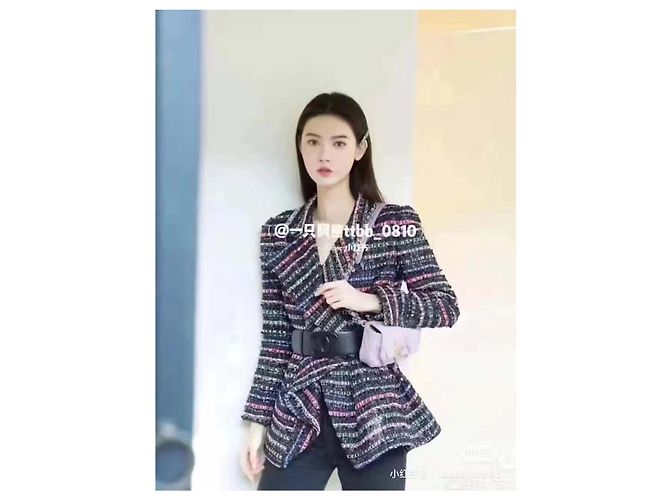 Chanel Tweed Jacket Multicolor Sequins Size 36 Multiple colors - view 7